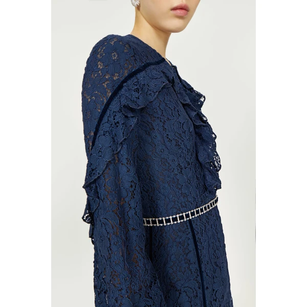 Costarellos Dresses - Romantic Greek Lace - Shop at Luxury Shoes 