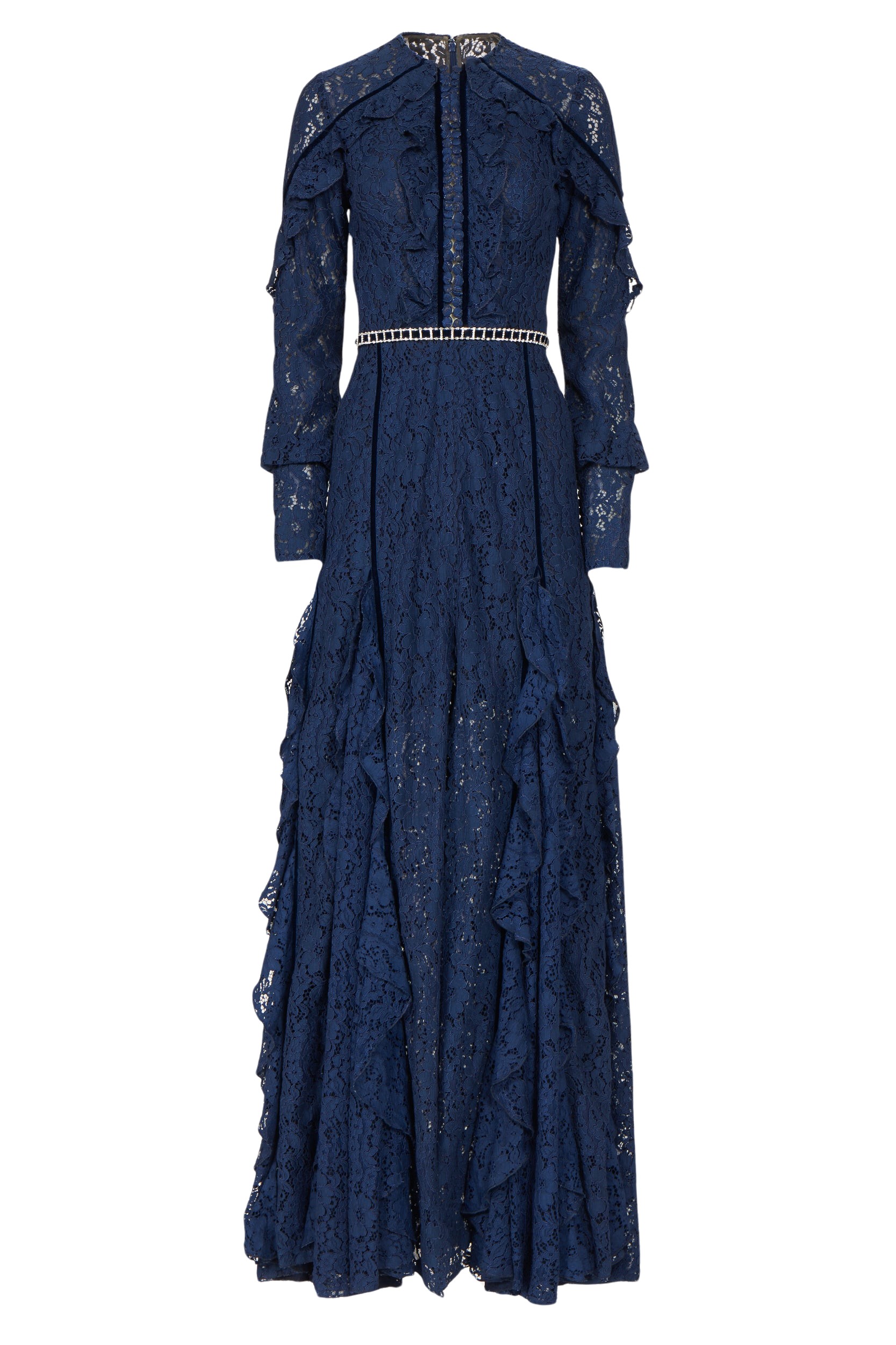 Costarellos Gianna Corded Lace Gown