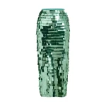 Essentiel Antwerp Green pencil skirt with sequin embellishments - Essentiel Antwerp Skirts - Colorful Belgian Design - Shop at Luxury Shoes 