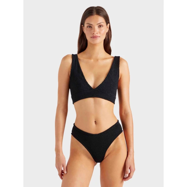 Black - Hunza G Crinkle Swimwear - One Size - Shop at Luxury Shoes 