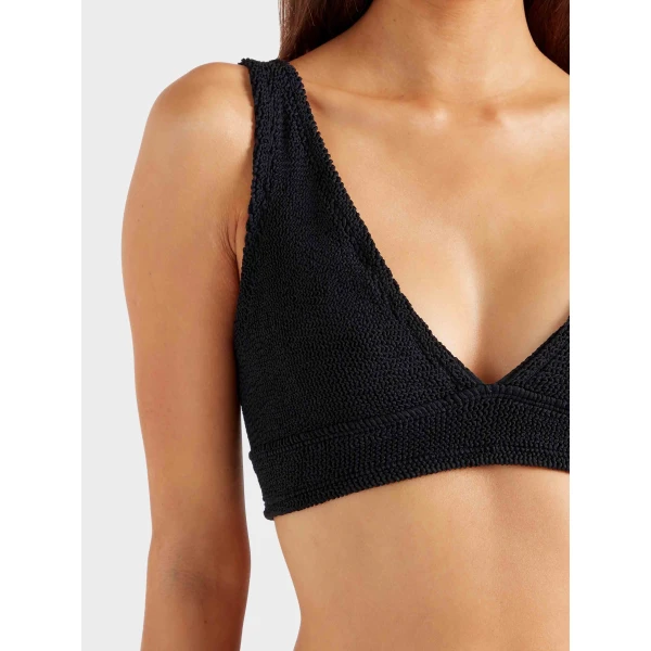 Black - Hunza G Crinkle Swimwear - One Size - Shop at Luxury Shoes 
