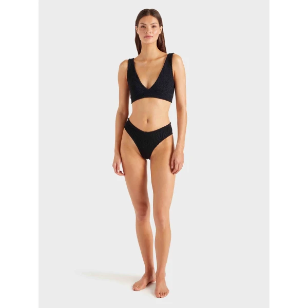 Black - Hunza G Crinkle Swimwear - One Size - Shop at Luxury Shoes 