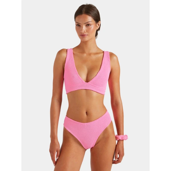 Bubblegum - Hunza G Crinkle Swimwear - One Size - Shop at Luxury Shoes 