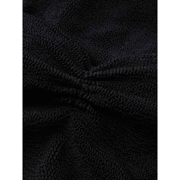 Black - Hunza G Crinkle Swimwear - One Size - Shop at Luxury Shoes 