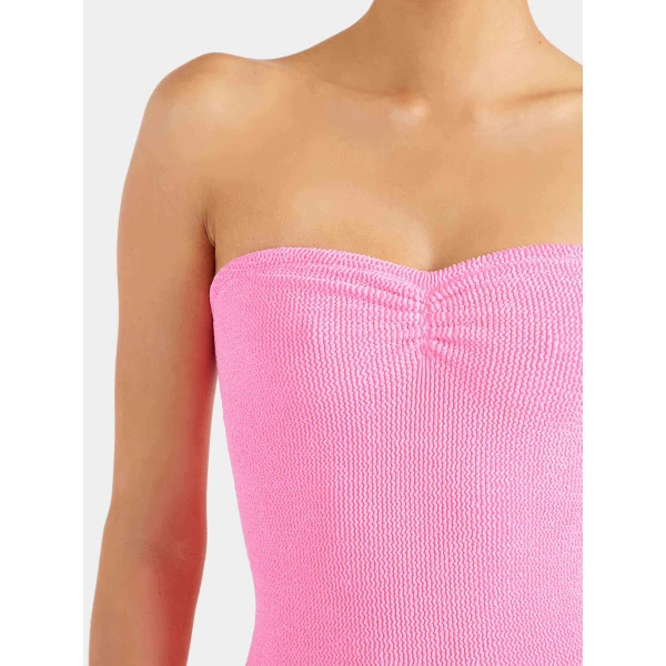Bubblegum - Hunza G Crinkle Swimwear - One Size - Shop at Luxury Shoes 