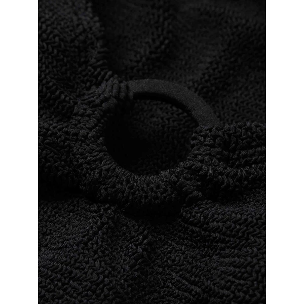Black - Hunza G Crinkle Swimwear - One Size - Shop at Luxury Shoes 