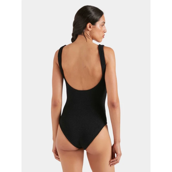Hunza G Coverage Celine Swim With Tonal Hoops