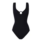 Hunza G Coverage Celine Swim With Tonal Hoops