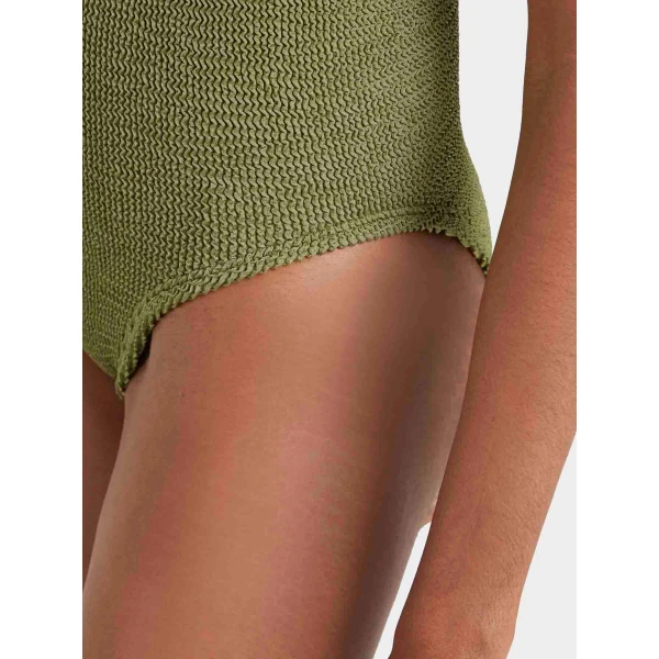 Hunza G Coverage Celine Swim With Tonal Hoops