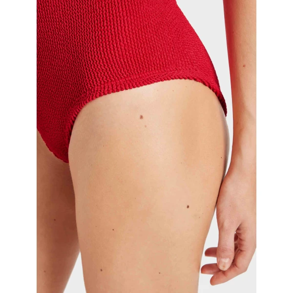 Hunza G Coverage Celine Swim With Tonal Hoops