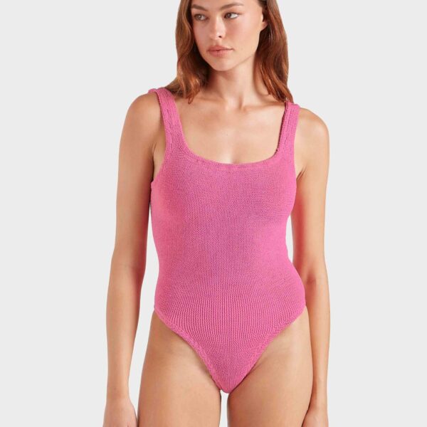 Hunza G Coverage Square Neck Swim
Candy Pink, view 2