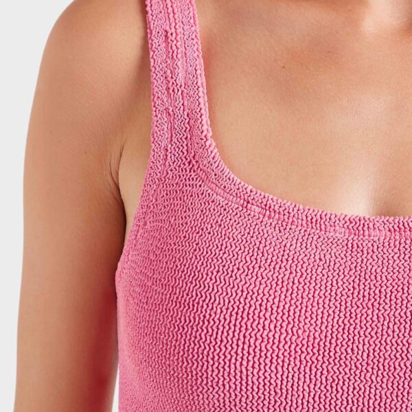 Hunza G Coverage Square Neck Swim
Candy Pink, view 4