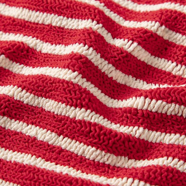 Hunza G Coverage Square Neck Swim
Red/White Stripe, view 7