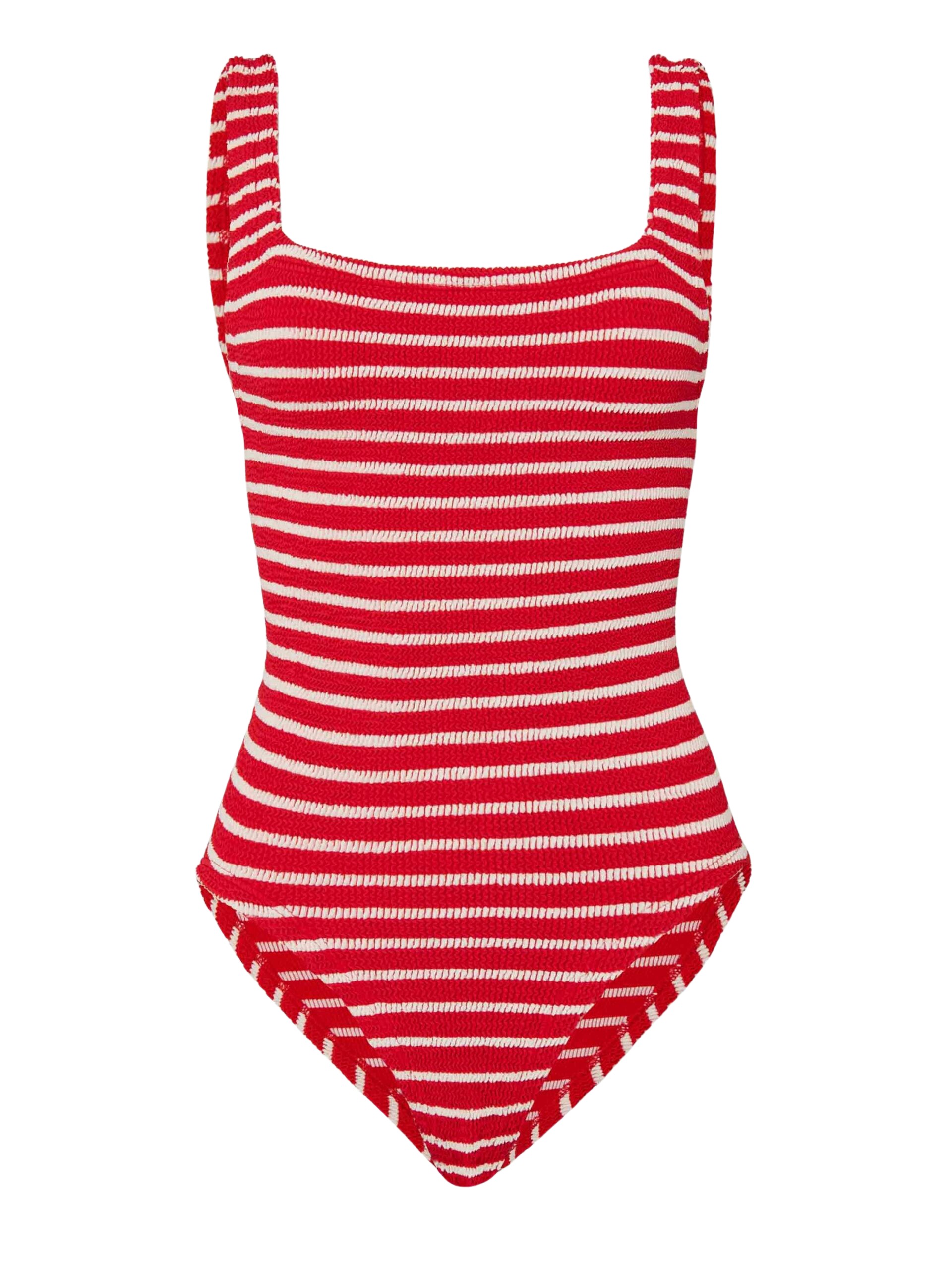 Hunza G Coverage Square Neck Swim
Red/White Stripe