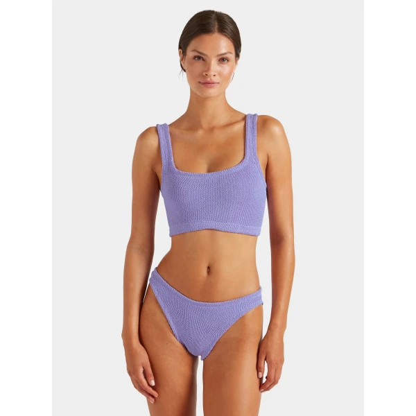 Lilac - Hunza G Crinkle Swimwear - One Size - Shop at Luxury Shoes 