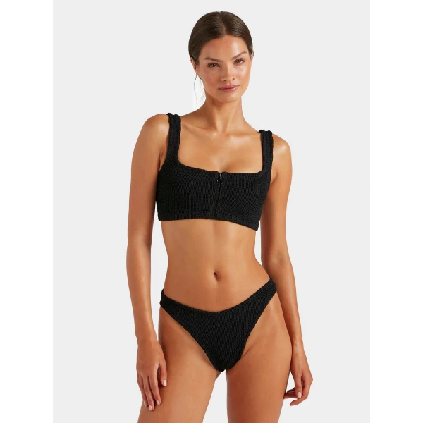 Black - Hunza G Crinkle Swimwear - One Size - Shop at Luxury Shoes 