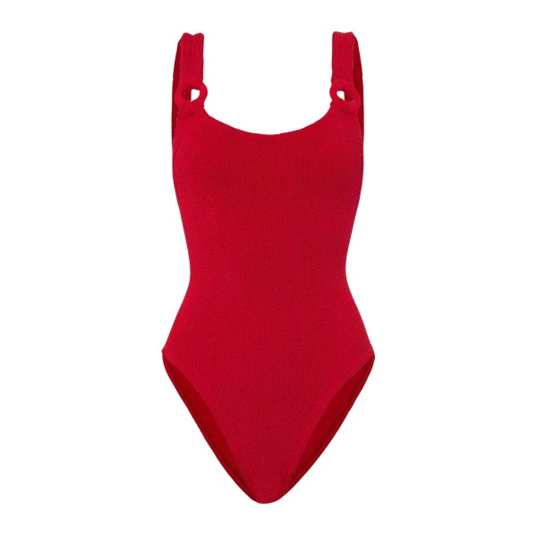 Hunza G Domino Swim With Tonal Hoops