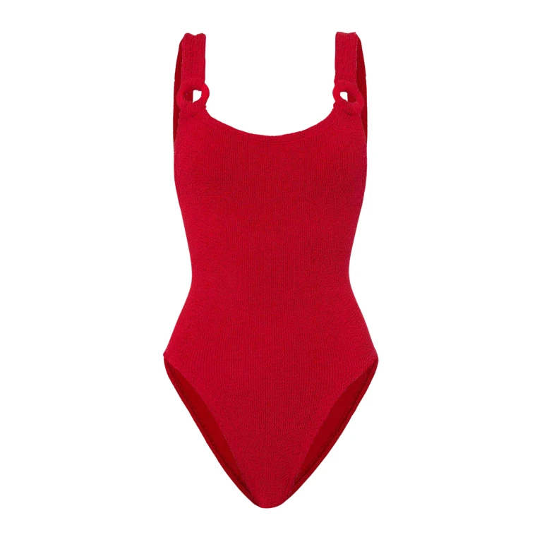 Hunza G Domino Swim With Tonal Hoops
