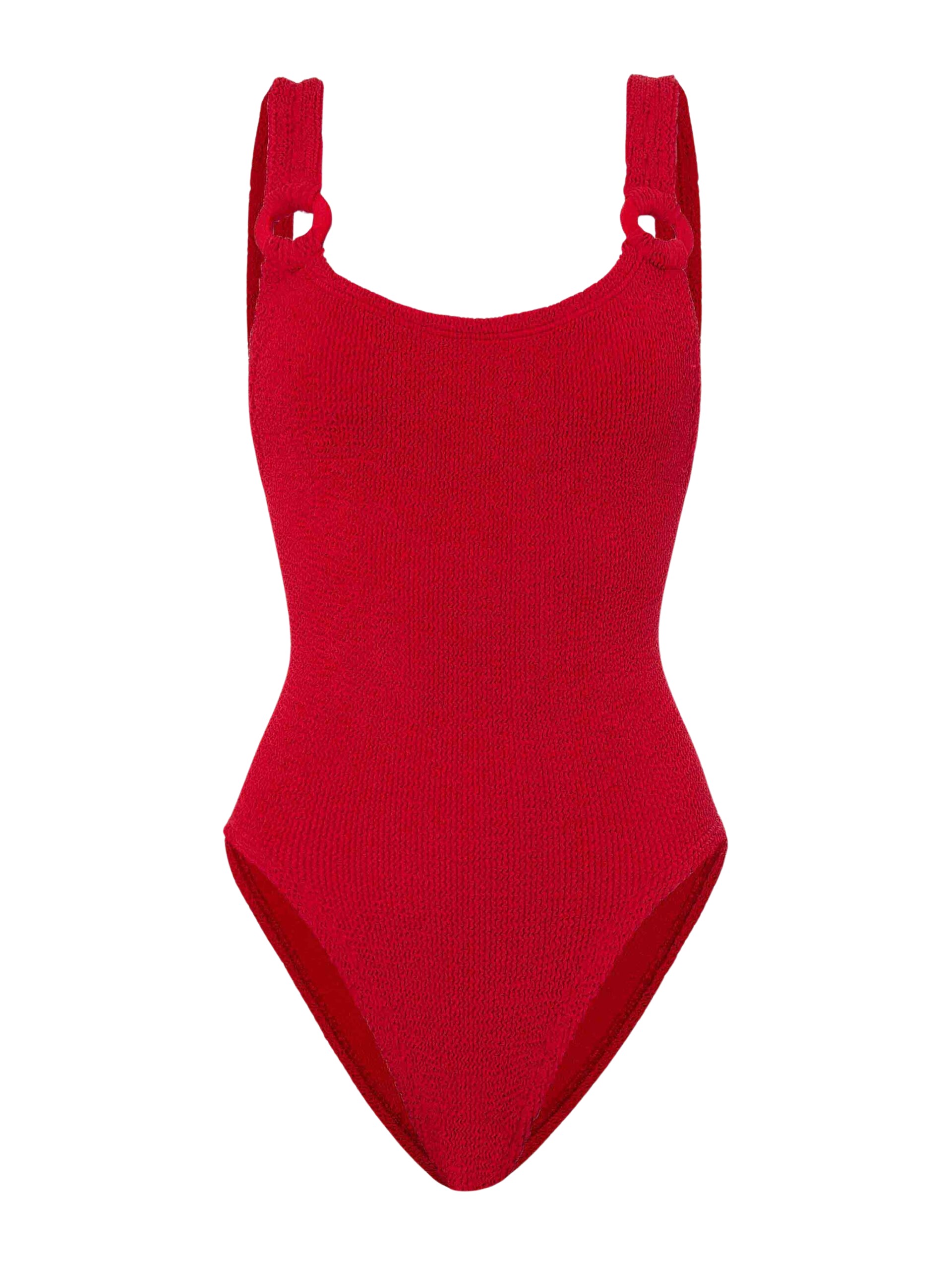 Hunza G Domino Swim With Tonal Hoops
Red