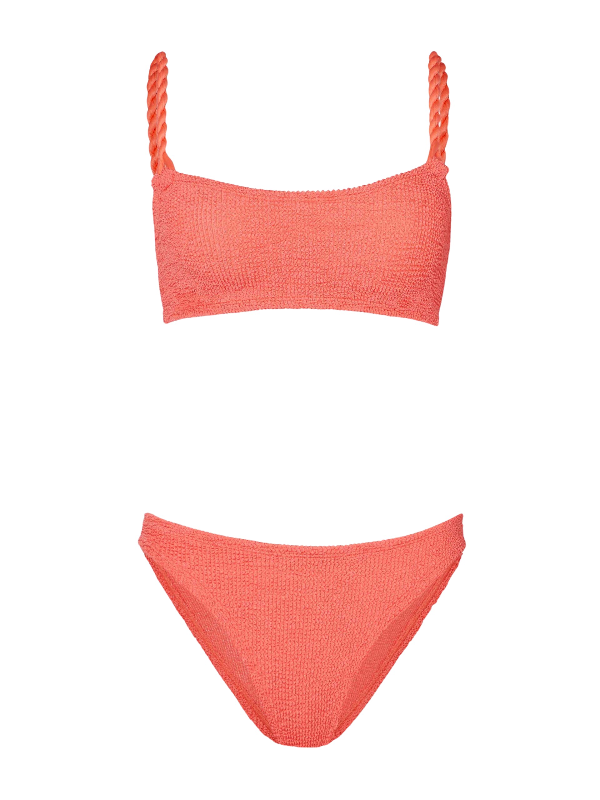 Hunza G For La Samanna, A Belmond Hotel Phoebe Bikini
Metallic Coral