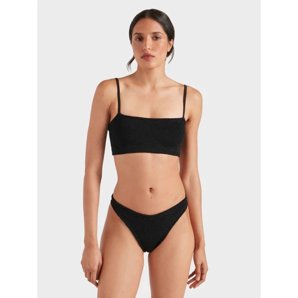 Black - Hunza G Crinkle Swimwear - One Size - Shop at Luxury Shoes 
