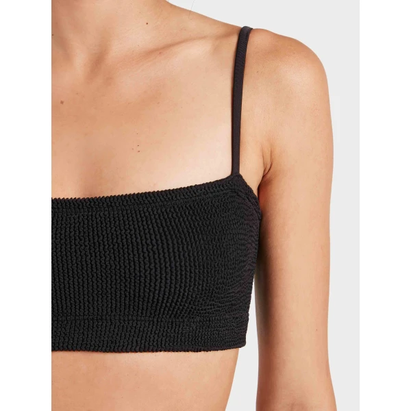 Black - Hunza G Crinkle Swimwear - One Size - Shop at Luxury Shoes 