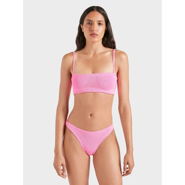 Bubblegum - Hunza G Crinkle Swimwear - One Size - Shop at Luxury Shoes 