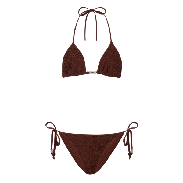Hunza G Gina Beaded Bikini