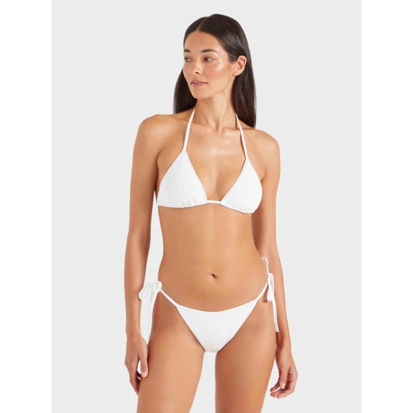 White - Hunza G Crinkle Swimwear - One Size - Shop at Luxury Shoes 