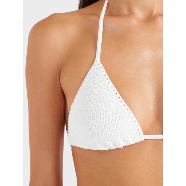 White - Hunza G Crinkle Swimwear - One Size - Shop at Luxury Shoes 
