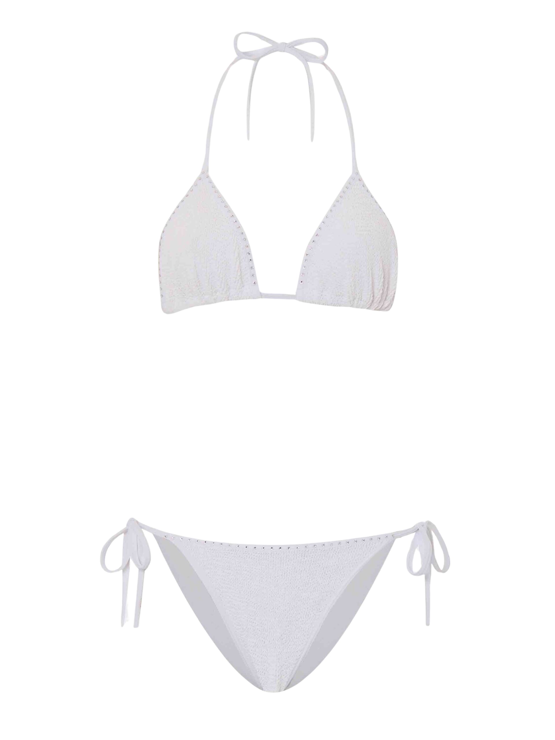 Hunza G Gina Swarovski® Bikini
White