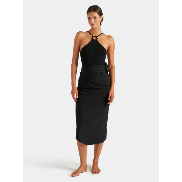 Black - Hunza G Crinkle Swimwear - One Size - Shop at Luxury Shoes 