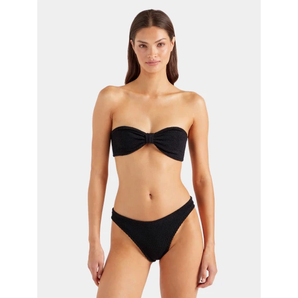 Black - Hunza G Crinkle Swimwear - One Size - Shop at Luxury Shoes 