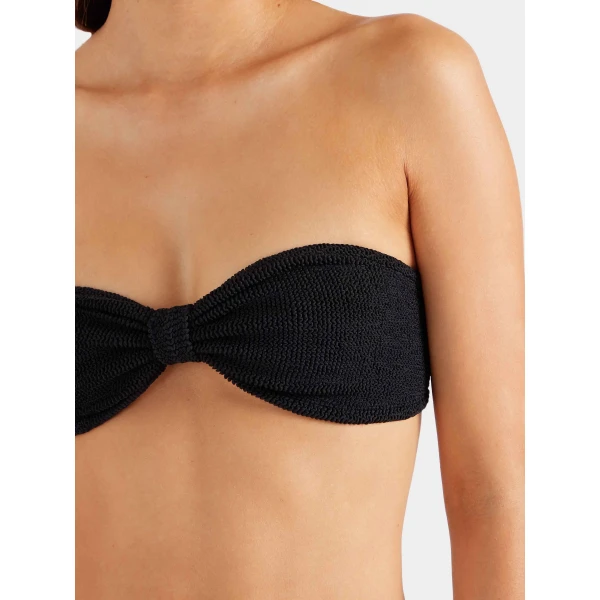 Black - Hunza G Crinkle Swimwear - One Size - Shop at Luxury Shoes 