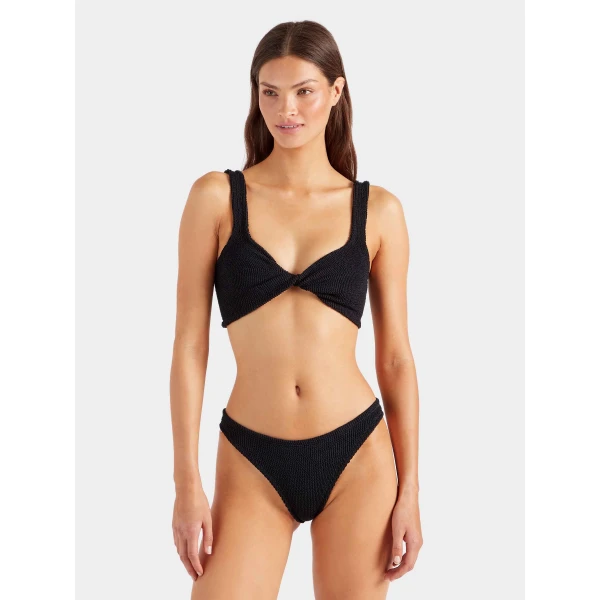Black - Hunza G Crinkle Swimwear - One Size - Shop at Luxury Shoes 
