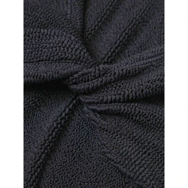 Black - Hunza G Crinkle Swimwear - One Size - Shop at Luxury Shoes 