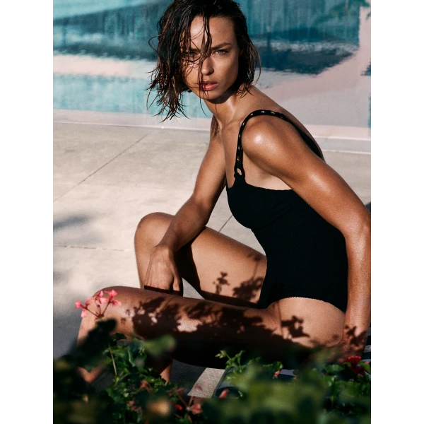 Hunza G Melody Eyelet Swim