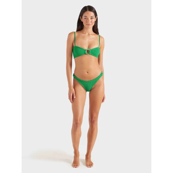 Emerald - Hunza G Crinkle Swimwear - One Size - Shop at Luxury Shoes 
