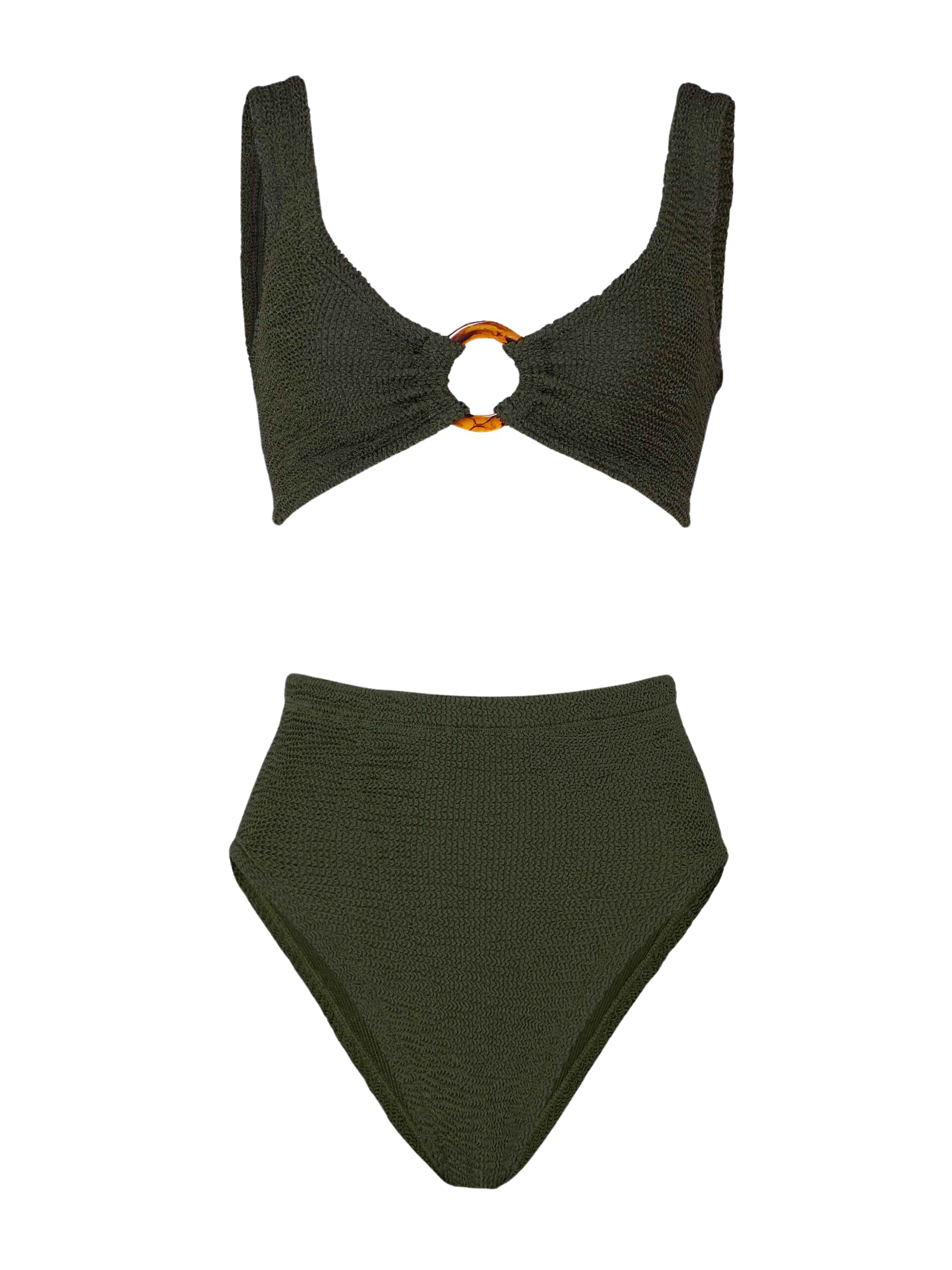 Hunza G Nadine Bikini
Metallic Khaki