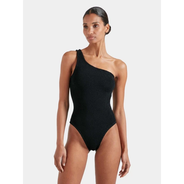 Black - Hunza G Crinkle Swimwear - One Size - Shop at Luxury Shoes 