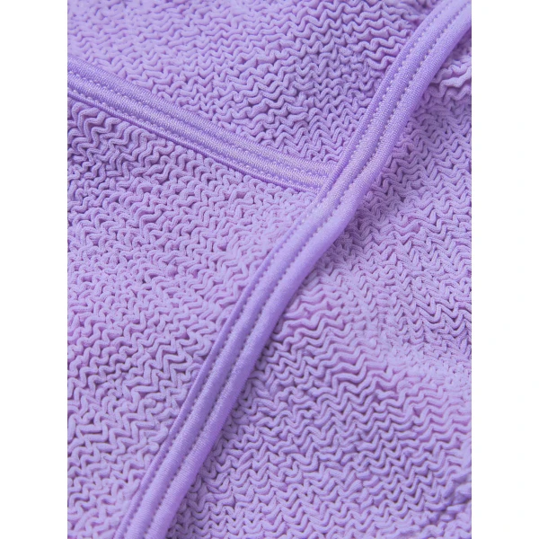 Lilac - Hunza G Crinkle Swimwear - One Size - Shop at Luxury Shoes 