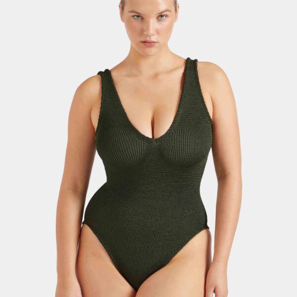 Hunza G Sadie Swim
Metallic Khaki, view 2