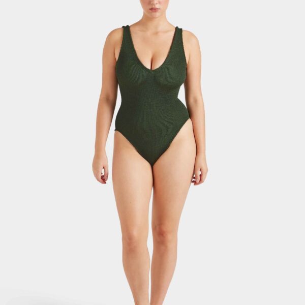 Hunza G Sadie Swim
Metallic Khaki, view 5