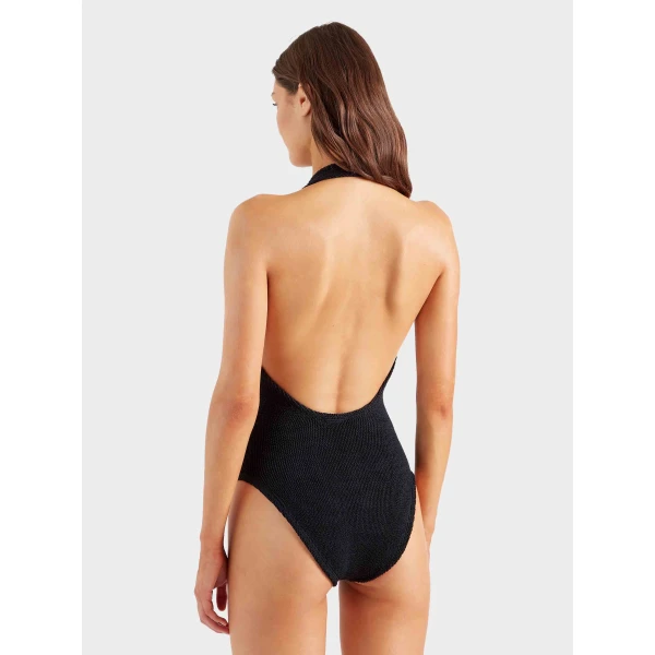 Black - Hunza G Crinkle Swimwear - One Size - Shop at Luxury Shoes 