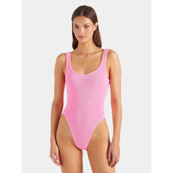 Bubblegum - Hunza G Crinkle Swimwear - One Size - Shop at Luxury Shoes 