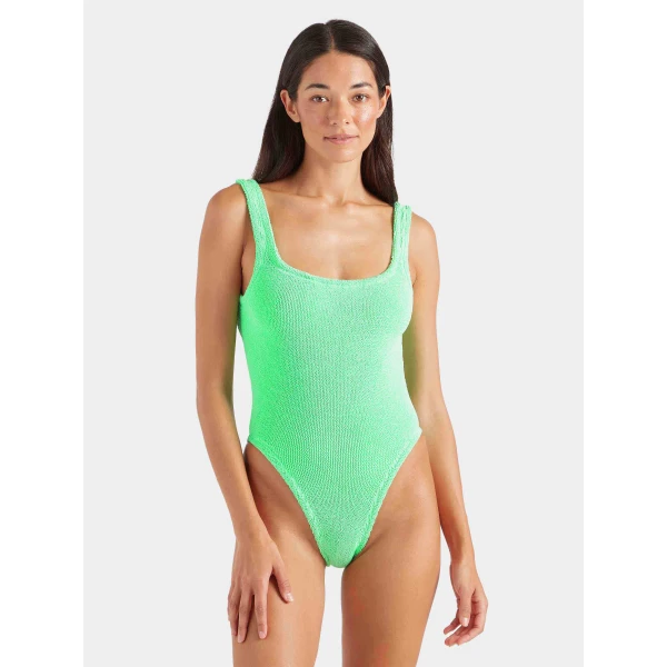 Lime - Hunza G Crinkle Swimwear - One Size - Shop at Luxury Shoes 