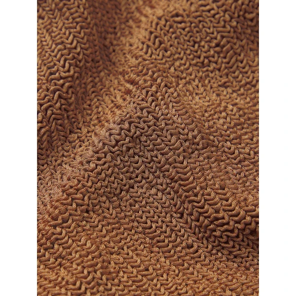 Metallic Cocoa - Hunza G Crinkle Swimwear - One Size - Shop at Luxury Shoes 