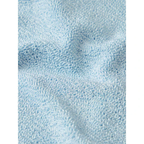 Metallic Ice Blue - Hunza G Crinkle Swimwear - One Size - Shop at Luxury Shoes 