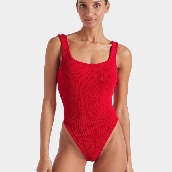 Hunza G Square Neck Swim
Red, view 2