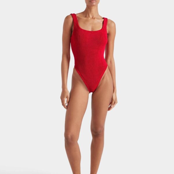 Hunza G Square Neck Swim
Red, view 5